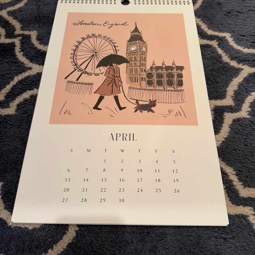 Rifle Paper Co. Travel Sketchbook Calendar - Picture 5 of 13